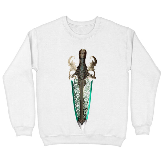 Cool Graphic Sweatshirt - Cool Sword Crewneck Sweatshirt - Creative Sweatshirt